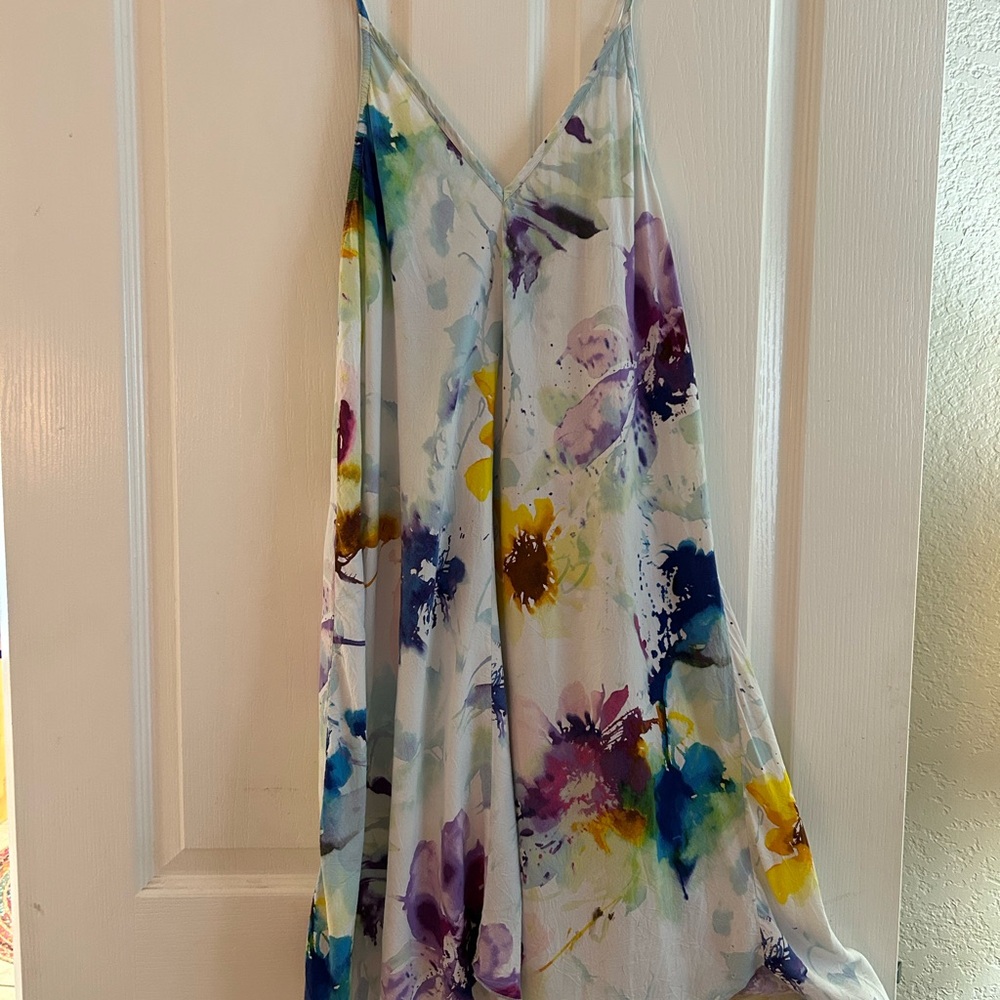 Floral Spaghetti Strap Dress